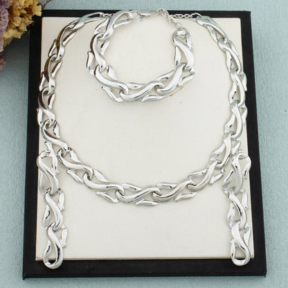 Yueming Fashion Wedding Jewelry Sleek Set