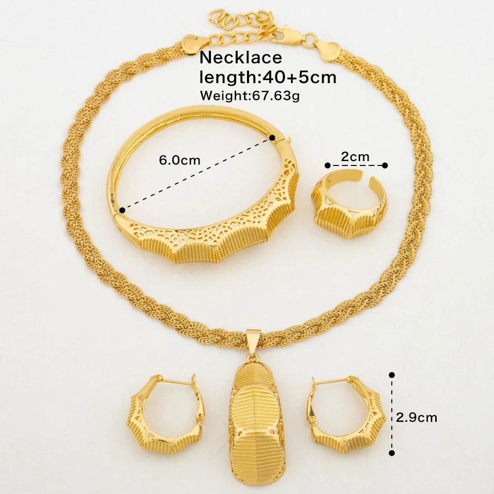 Yueming Luxury Wedding Jewelry Premium Set