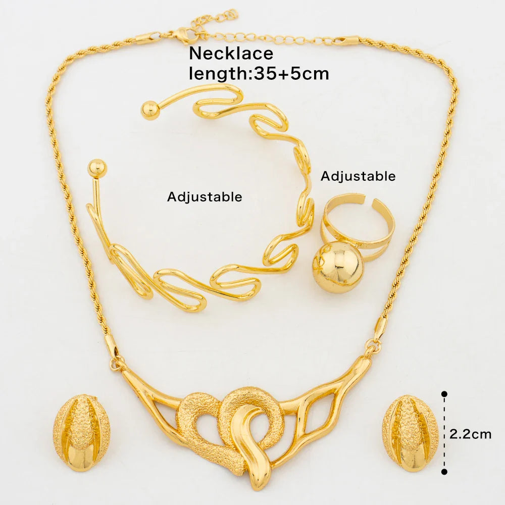Yueming Fashion Heart Jewelry Set