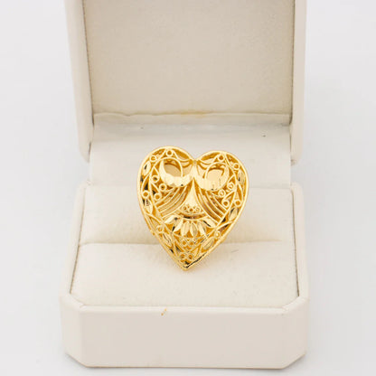 2025 Gold Color New Fashion Rings For Women Charming Love And Butterfly Jewelry Accessories For Wedding Banquet Party